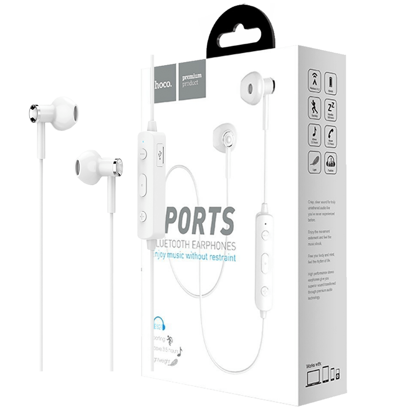 Hoco sports. Наушники Hoco es21. Bluetooth-наушники вкладыши Hoco es21 wonderful Sport (Black). Беспроводные наушники Hoco es21. Hoco наушники Hoco es21.