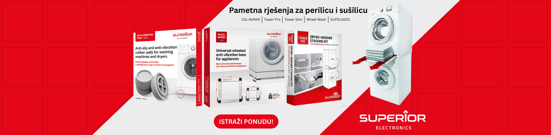 Pametna rješenja za perilicu i sušilicu